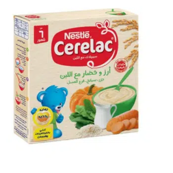 نيسلا | سيريلاك ارز وخضار مع لبن | 125جم