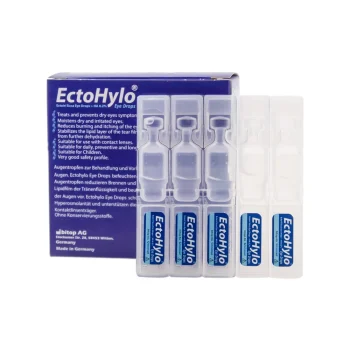 إكتوهيلو EctoHylo نقط عين 20 أمبول 0.35 مل إكتوين وهيالورونيك أسيد 0.2%