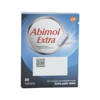 أبيمول إكسترا 500/30 مجم Abimol Extra 20 قرص باراسيتامول وكافيين