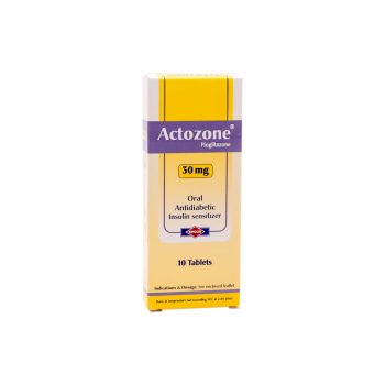 اكتوزون 30 مجم 10 اقراص Actozone Pioglitazone