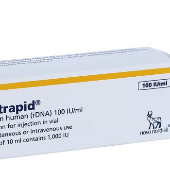 اكترابيد 100 وحدة لكل مل 10 مل Actrapid human insulin vial