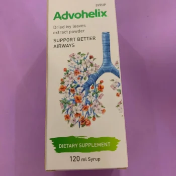 ادفوهيلكس شراب 120 مل Advohelix بخلاصة أوراق اللبلاب