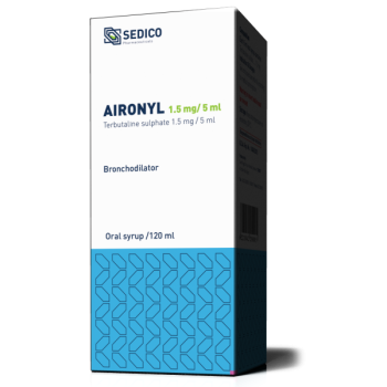 ايرونيل شراب 120 مل Terbutaline 1.5 mg/5 ml
