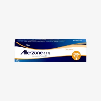 اليرزون مرهم 0.1% Allerzone Ointment 25 جم موميتازون فيورات للمقارنة مع الكريم
