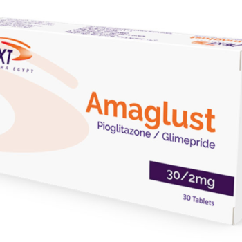 اماجلوست 30/2 مجم 30 قرص Amaglust Pioglitazone Glimepiride