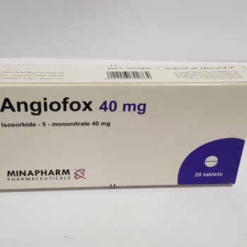 أنجيوفوكس 40 مجم 20 قرص Angiofox Isosorbide Mononitrate