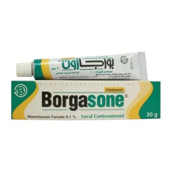 بورجازون 0.1% مرهم 20 جم Borgasone – موميتازون فيوروات لعلاج الإكزيما والصدفية