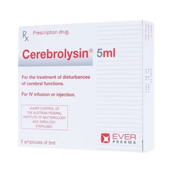 سيريبروليسين 5 مل Cerebrolysin 215.2 مجم/مل عبوة 5 أمبولات Ever Pharma
