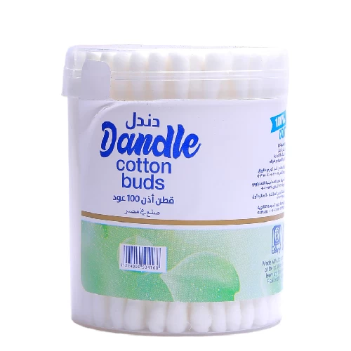 قطن أذن دندل 100 عود | Dandle Cotton Buds قطن أذن دندل 100 عود Dandle Cotton Buds