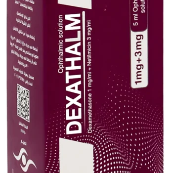 ديكساثالم قطرة عين 5 مل Dexathalm ديكساميثازون ونيتيلميسين