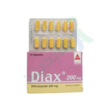 دياكس 200 مجم 12 كبسولة Diax Nifuroxazide
