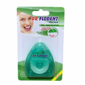 دكتور فلودنت خيط أسنان 50 متر DR FLODENT Dental Floss أخضر