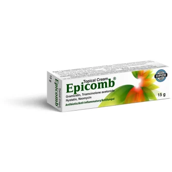 عبوة أبيكومب كريم 15 جم Gramicidin Neomycin Nystatin Triamcinolone