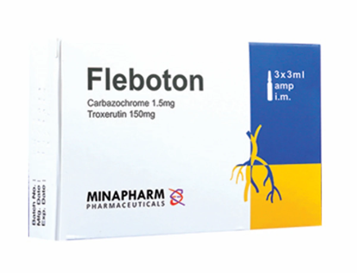 فليبوتون 3 امبولات 3 مل | Fleboton فليبوتون 3 امبولات Fleboton حقن عضل