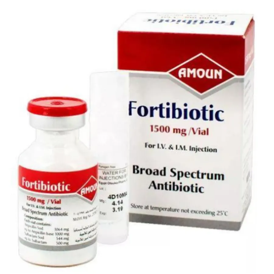 سعر فورتي بيوتك 1500 مجم فيال في مصر | Fortibiotic سعر فورتي بيوتك 1500 مجم فيال حقن في مصر