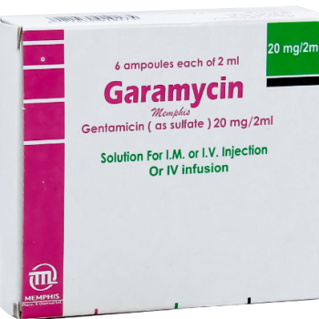 جاراميسين 20 مجم 6 أمبولات Garamycin Gentamicin