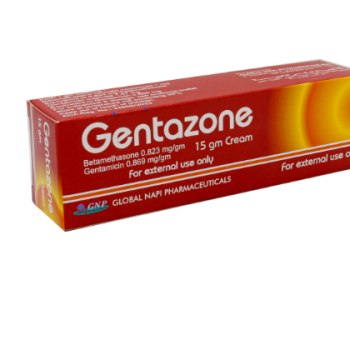 جينتازون كريم 15 جم Gentazone – بيتاميثازون وجنتاميسين لالتهابات الجلد المصحوبة بعدوى بكتيرية