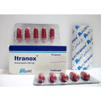 عبوة اترانوكس 100 مجم 15 كبسولة Itranox 100 mg من Adwia