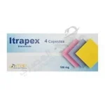 اترابكس 100 مجم 4 كبسولات | Itrapex اترابكس 100 مجم 4 كبسولات | Itrapex