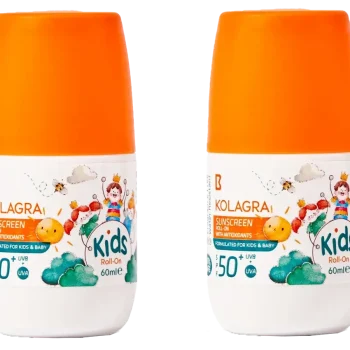 كولاجرا صن سكرين رول أون للأطفال SPF50+ عرض 1+1 عبوتان 60 مل