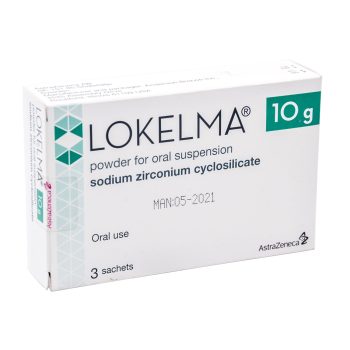 لوكيلما 10 جم Lokelma sodium zirconium cyclosilicate عبوة 3 أكياس