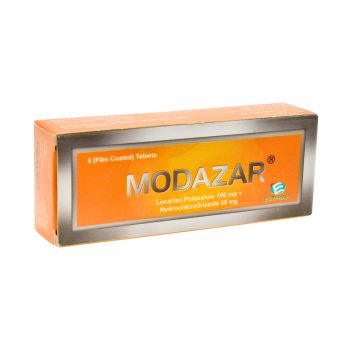 مودازار 100/25 مجم 8 أقراص Modazar Losartan Hydrochlorothiazide