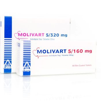 موليفارت 5/160 مجم 14 قرص Molivart Amlodipine Valsartan