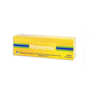 مومنتا كريم 30 جم Momenta Mometasone Miconazole Gentamicin
