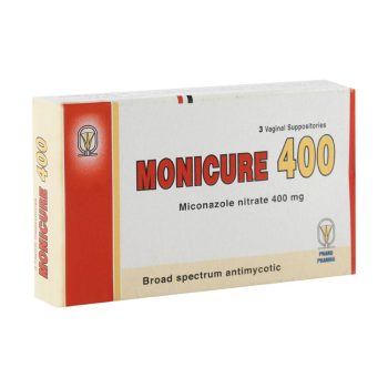 مونيكيور 400 مجم 3 أقماع مهبلية Monicure Miconazole