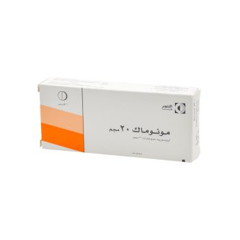 مونوماك 20 مجم 20 قرص Monomak Isosorbide Mononitrate