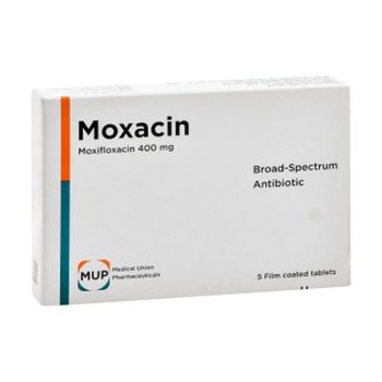 موكساسين 400 مجم 5 أقراص Moxacin Moxifloxacin