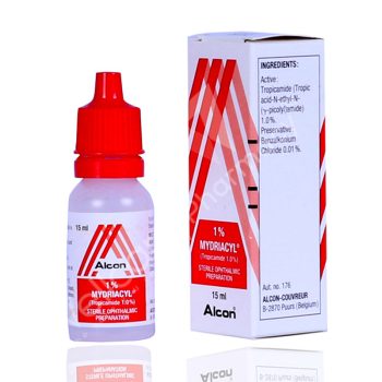ميدرياسيل 1% نقط عين 15 مل Mydriacyl Tropicamide