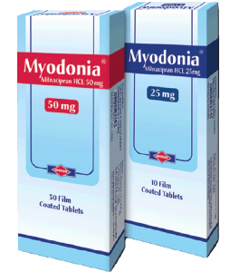 ميودونيا 25 مجم 30 قرص Myodonia Milnacipran