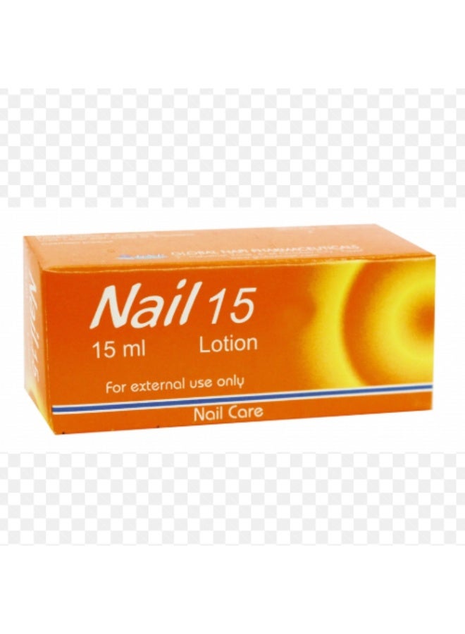 نيل 15 لوشن للعناية بالأظافر 15 مل نيل 15 لوشن 15 مل Nail 15 Lotion Global Napi