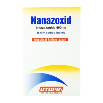 نانازوكسيد 500 مجم 18 قرص Nanazoxid Nitazoxanide