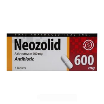 نيوزوليد 600 مجم 3 أقراص Neozolid Azithromycin