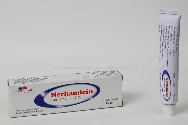 نيرهامايسين 0.3% كريم 15 جم – صورة العبوة الأصلية نيرهامايسين 0.3% كريم 15 جم Nerhamicin – جنتاميسين مضاد حيوي موضعي