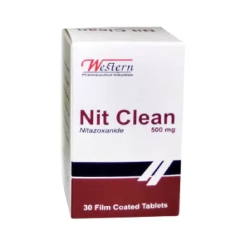 نت كلين 500 مجم 30 قرص Nit Clean Nitazoxanide