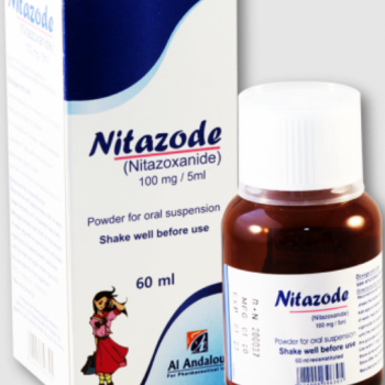 نيتازود نيتازوكسانيد 100 مجم/5 مل معلق 60 مل Nitazode Suspension