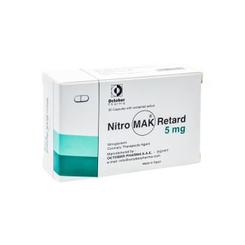 نيتروماك ريتارد 5 مجم 30 كبسولة Nitromak Retard Nitroglycerin