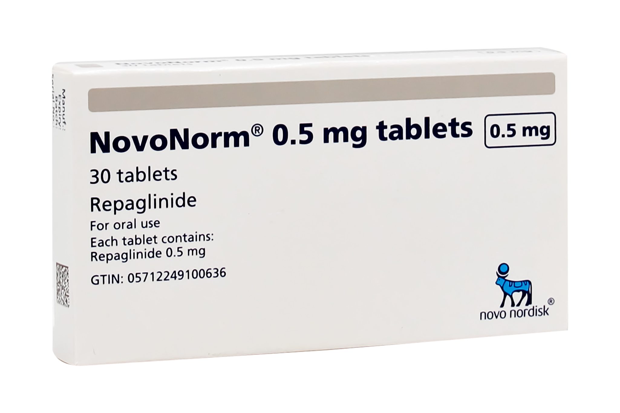نوفونورم 0.5 مجم 30 قرص نوفونورم 0.5 مجم 30 قرص NovoNorm Repaglinide