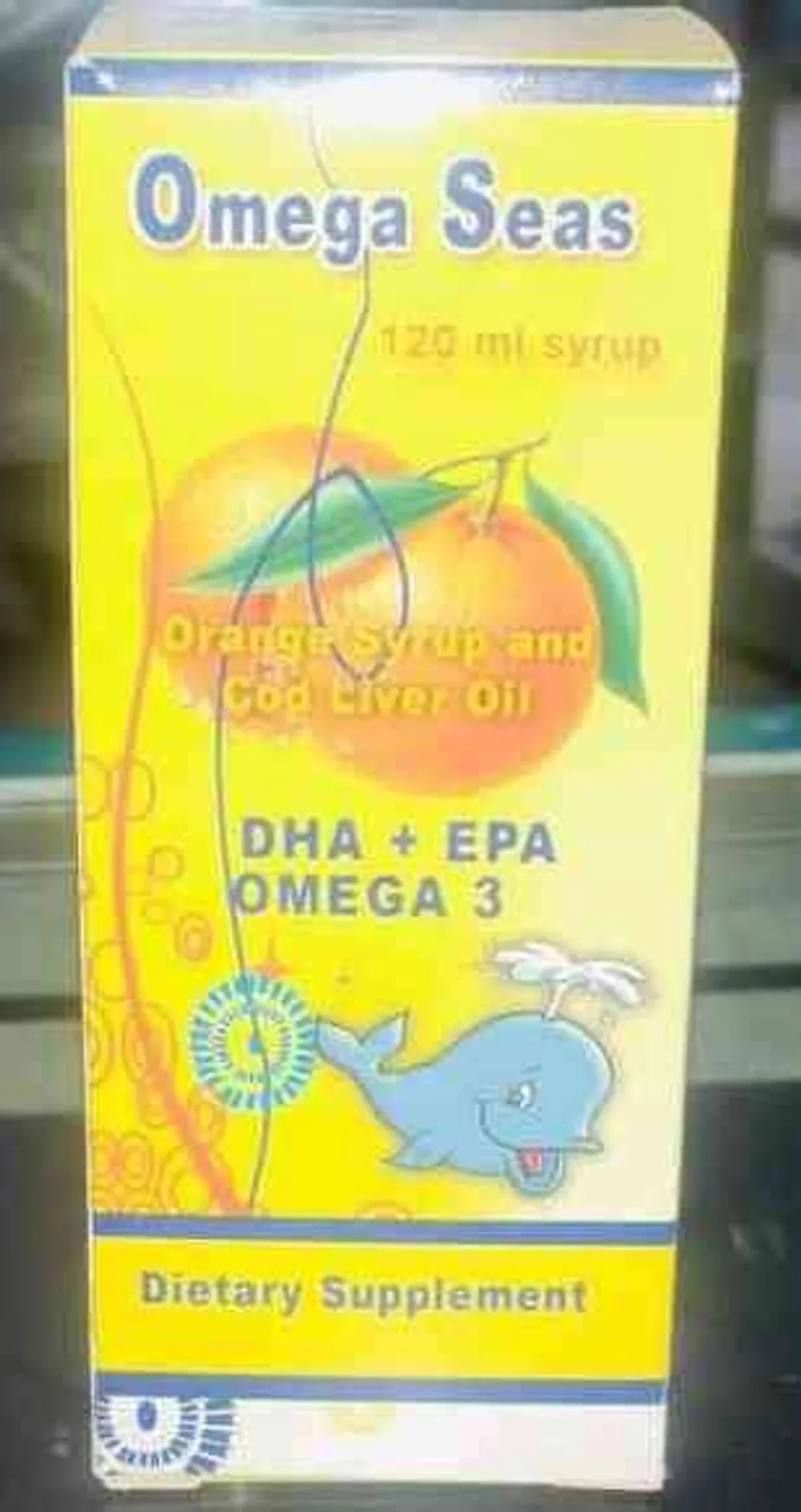 أوميجا سيز شراب 120 مل | Omega Seas سعر أوميجا سيز شراب 120 مل