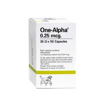 وان ألفا 0.25 ميكروجرام 30 كبسولة One Alpha Alfacalcidol