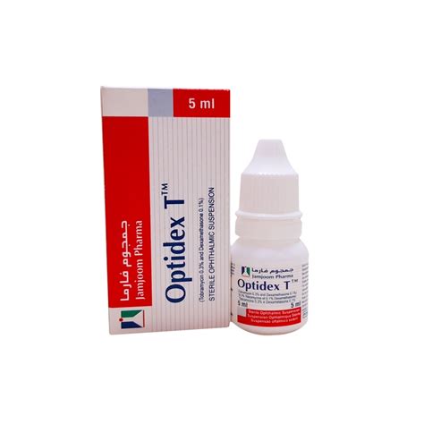 اوبتيديكس تي قطرة عين 5 مل اوبتيديكس تي قطرة عين 5 مل Optidex-T Tobramycin Dexamethasone