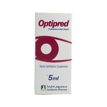 اوبتيبريد قطرة عين 5 مل Optipred Prednisolone Acetate 10 mg/ml