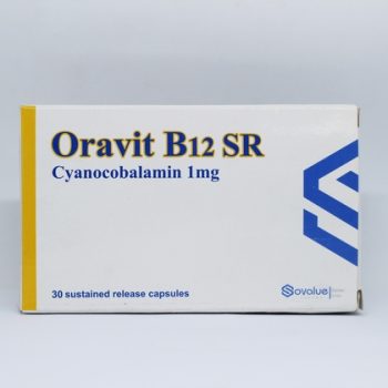 اورافيت ب12 1 مجم ممتد المفعول 30 كبسولة Oravit B12 SR