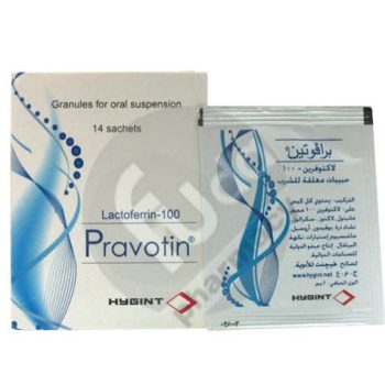 برافوتين 100 مجم 14 كيس Pravotin Lactoferrin