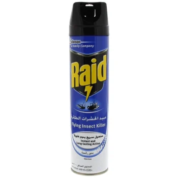 ريد مبيد الحشرات الطائرة بدون رائحة 400 مل Raid Flying Insect Killer عبوة زرقاء