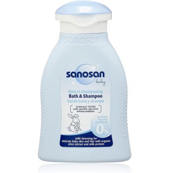 سانوسان بيبي شامبو وشاور 100 مل Sanosan Baby Bath Shampoo سعر في مصر
