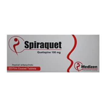 سبيراكويت 100 مجم 20 قرص Spiraquet Quetiapine